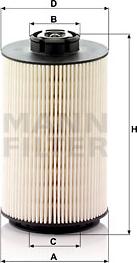 Mann-Filter PU 1058/1 x - Горивен филтър vvparts.bg