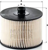 Mann-Filter PU 1018 x - Горивен филтър vvparts.bg