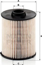 Mann-Filter PU 839 x - Горивен филтър vvparts.bg