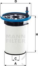 Mann-Filter PU 7005 - Горивен филтър vvparts.bg