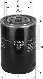 Mann-Filter W 954 - Маслен филтър vvparts.bg
