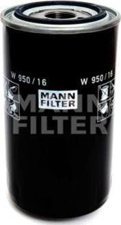 Mann-Filter W 950/16 - Маслен филтър vvparts.bg