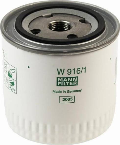 Mann-Filter W 916/1 (10) - Маслен филтър vvparts.bg