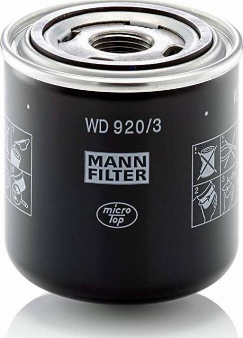 Mann-Filter W 920/3 - Маслен филтър vvparts.bg