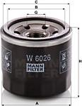 Mann-Filter W 6026 - Маслен филтър vvparts.bg