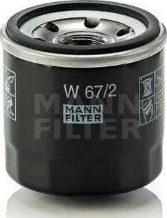 Mann-Filter W 67/81 - Маслен филтър vvparts.bg