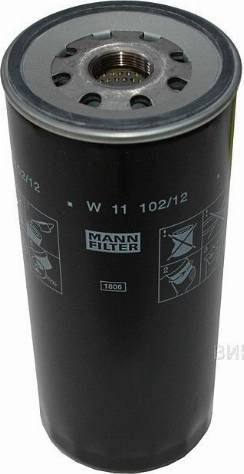 Mann-Filter W 11 102/12 - Маслен филтър vvparts.bg