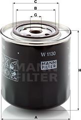 Mann-Filter W 1130 - Маслен филтър vvparts.bg