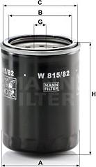 Mann-Filter W 815/82 - Маслен филтър vvparts.bg
