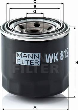 Mann-Filter W 812 - Маслен филтър vvparts.bg