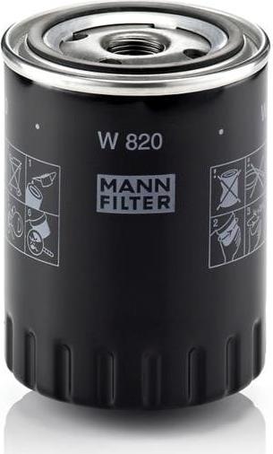 Mann-Filter W 820 - Маслен филтър vvparts.bg