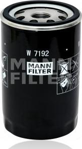 Mann-Filter W 7192 - Маслен филтър vvparts.bg