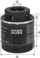 Mann-Filter W 712/90 - Маслен филтър vvparts.bg