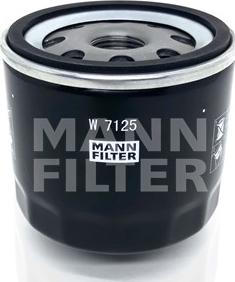 Mann-Filter W 7125 - Маслен филтър vvparts.bg