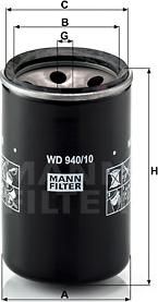 Mann-Filter WD 940/10 - Маслен филтър vvparts.bg