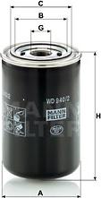 Mann-Filter WD 940/2 - Маслен филтър vvparts.bg