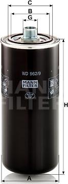 Mann-Filter WD 962/9 - Маслен филтър vvparts.bg