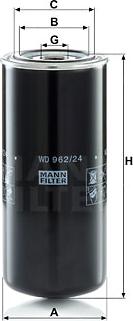 Mann-Filter WD 962/24 - Маслен филтър vvparts.bg