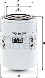 Mann-Filter WD 10 009 - Филтър, работна хидравлика vvparts.bg