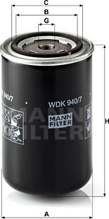 Mann-Filter WDK 940/7 - Горивен филтър vvparts.bg