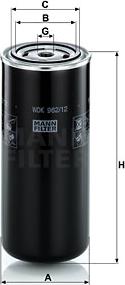 Mann-Filter WDK 962/12 - Горивен филтър vvparts.bg