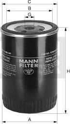 Mann-Filter WK 980 - Горивен филтър vvparts.bg