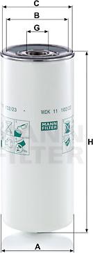 Mann-Filter WDK 11 102/23 - Горивен филтър vvparts.bg