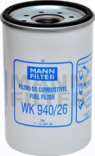 Mann-Filter WK 940/26 - Горивен филтър vvparts.bg