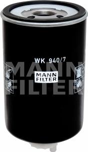 Mann-Filter WK 940/7 - Горивен филтър vvparts.bg