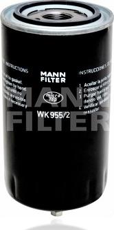 Mann-Filter WK 955/2 - Горивен филтър vvparts.bg