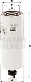 Mann-Filter WK 965/4 x - Горивен филтър vvparts.bg