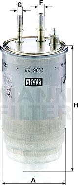 Mann-Filter WK 9053 z - Горивен филтър vvparts.bg