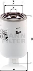 Mann-Filter WK 9165 x - Горивен филтър vvparts.bg