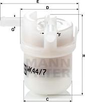 Mann-Filter WK 44/7 - Горивен филтър vvparts.bg