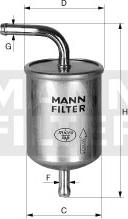Mann-Filter WK 68/3 - Горивен филтър vvparts.bg