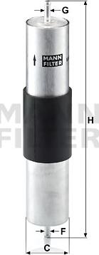 Mann-Filter WK 516/1 - Горивен филтър vvparts.bg