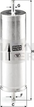 Mann-Filter WK 516 - Горивен филтър vvparts.bg