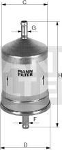 Mann-Filter WK 79/80 - Горивен филтър vvparts.bg
