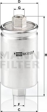 Mann-Filter WK 612/5 - Горивен филтър vvparts.bg