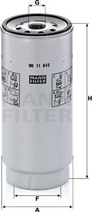 Mann-Filter WK 11 045 Z - Горивен филтър vvparts.bg