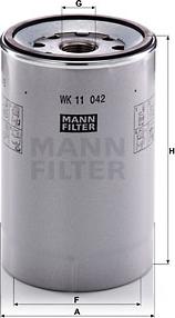 Mann-Filter WK 11 042 z - Горивен филтър vvparts.bg