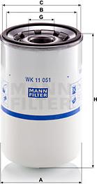 Mann-Filter WK 11 051 - Горивен филтър vvparts.bg