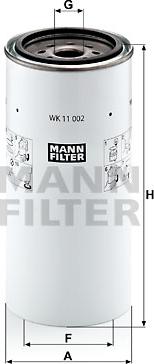 Mann-Filter WK 11 002 x - Горивен филтър vvparts.bg