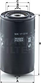 Mann-Filter WK 11 014 - Горивен филтър vvparts.bg