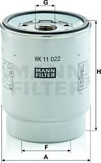 Mann-Filter WK 11 022 z - Горивен филтър vvparts.bg