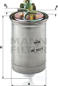 Mann-Filter WK 842/4 - Горивен филтър vvparts.bg