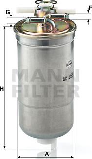 Mann-Filter WK 853/4 - Горивен филтър vvparts.bg