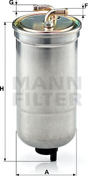 Mann-Filter WK 853/16 - Горивен филтър vvparts.bg