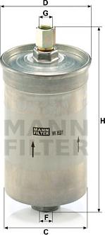 Mann-Filter WK 853/1 - Горивен филтър vvparts.bg