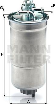 Mann-Filter WK 853/3 x - Горивен филтър vvparts.bg